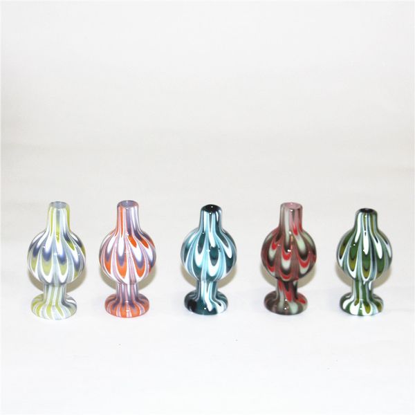 US Color Glass Bubble Carb Cap UV -шариковые шарики для скошенных краев Quartz Banger Nails Water Bongs Sipe Coubos