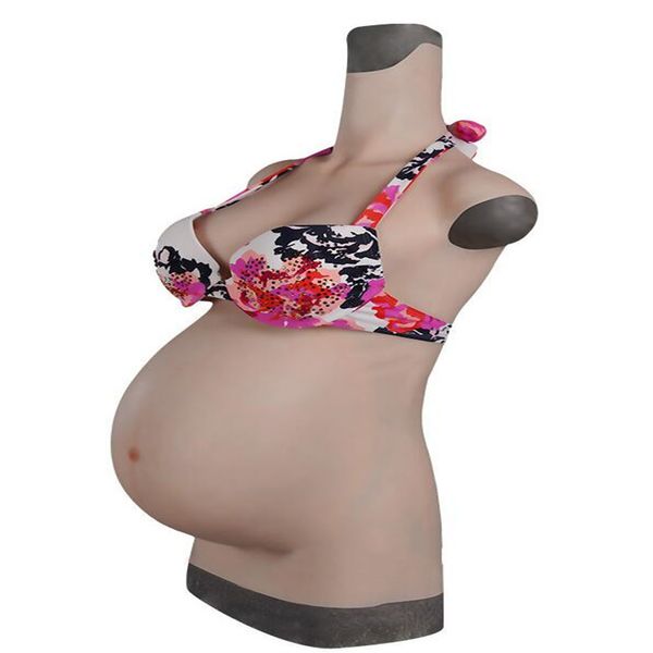 3 Estilos da cintura Shapers Swimsuit Body Sculping Triangle Artificial False Belly Female Female Mannequin Breast False Yin Men Roupa Cruz Cruz Silicone E004