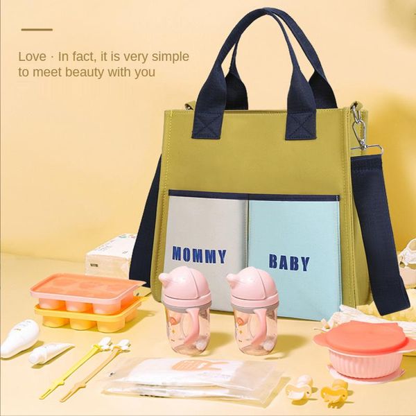 Borse per pannolini Mommy Bag 2023 Fashion Lightweight Small Ins Mother and Baby Outing Portable