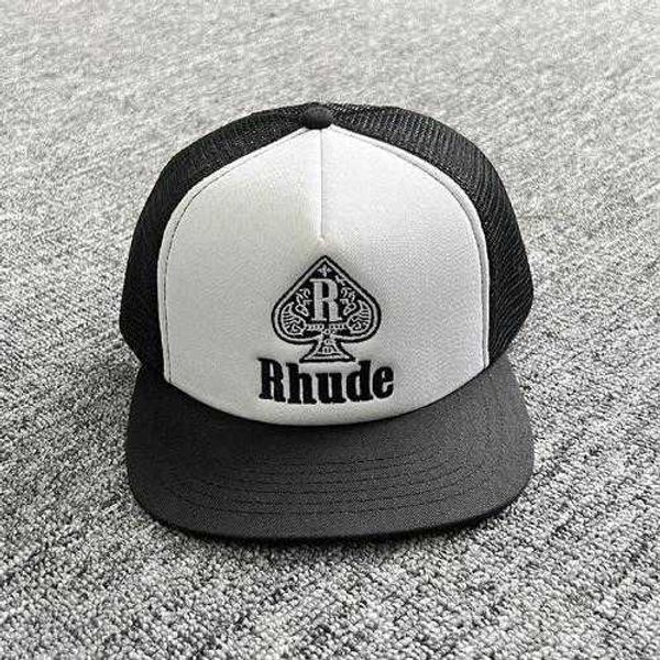 Collezioni UNISEX Rhude Capite di baseball Cappello Casualmente Casualmente Coppia Riepibile Cappello 990