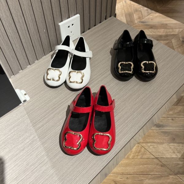 Kinderschuhe Casual Mädchen Paris Prinzessin Turnschuhe Kinder Kleinkinder Säuglinge Baby Kind Frühling Herbst Single Dance Luxusmarke Schuh Mode Leder Wohnungen 50erJ #