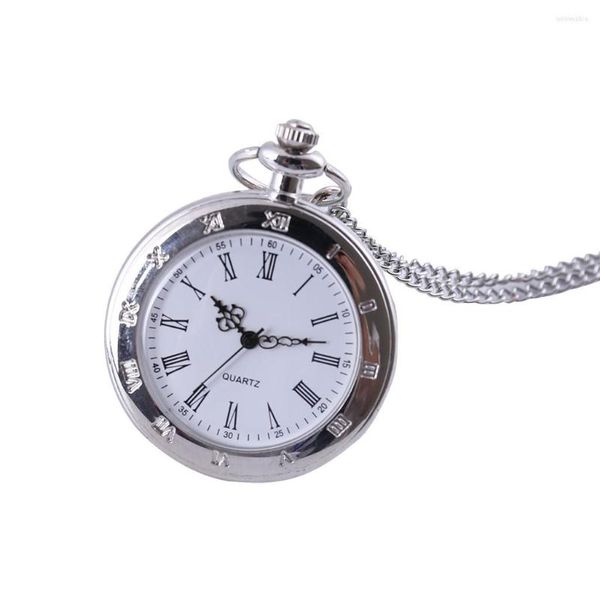 Relógios de bolso Roman Roman Watch Homens e mulheres Casal Retro Quartz Comemorativo