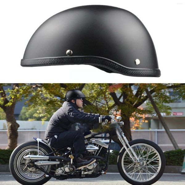 Capacetes de motocicletas 1pcs Personalidade retrô estilo alemão meio capacete para homens mulheres pilotes scooter vintage abs brilhante bicicleta fosca hel m1f1