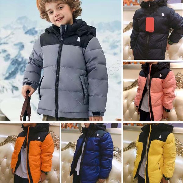Childrens Down Coat Winter jacket baby clothe outwear boys Autumn kids hooded outerwear girl clothes Thicken keep warm christmas casual dress cold 100-160
