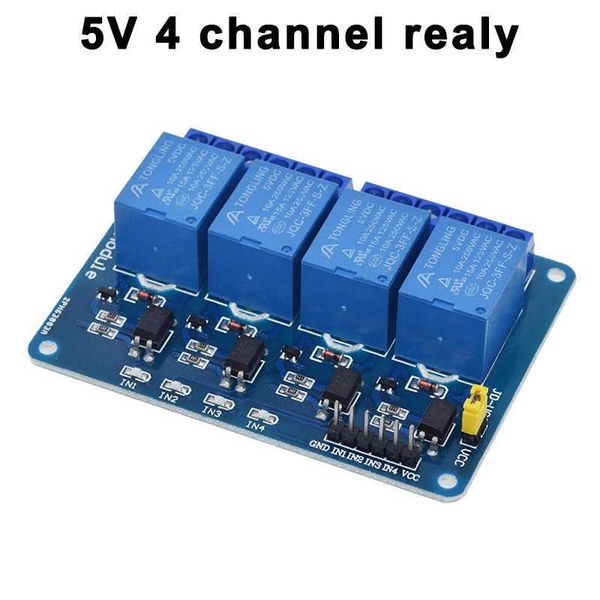 Componentes eletrônicos 5V 12V 24V 1 2 4 6 Módulo de relé de 8 canais com saída de optoacoplador 1 2 4 6 8 vias para Arduino Em estoque
