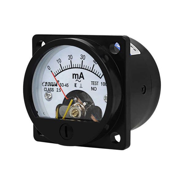 CHHUA SO-45 AC MA AMMEMERE AMMETER ANALOGUL CRUCLE Морской пластиковый инструмент Измерение тока инструментов Фабрика Оптовая род