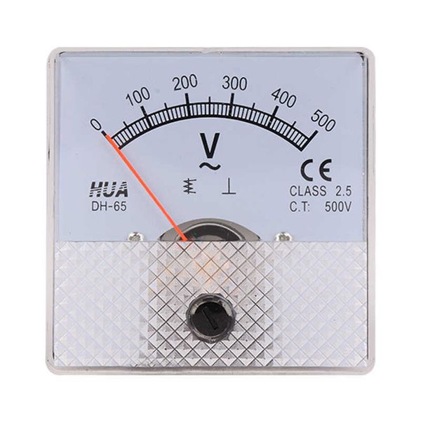 DH-65 quadratisches AC-Analog-Voltmeter 5V10V15V20V30V50V100V150V200V250V300V400V450V500V600V Spannungsmesser Fabrik-Direktverkauf.