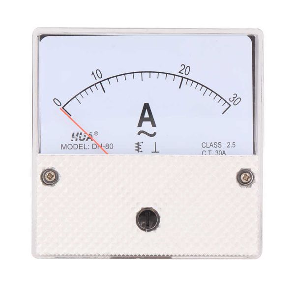 Amperometro analogico CA DH-80 1A 2A 3A 5A 10A 15A 20A 30A 50A ecc. Puntatore/Misuratore di corrente