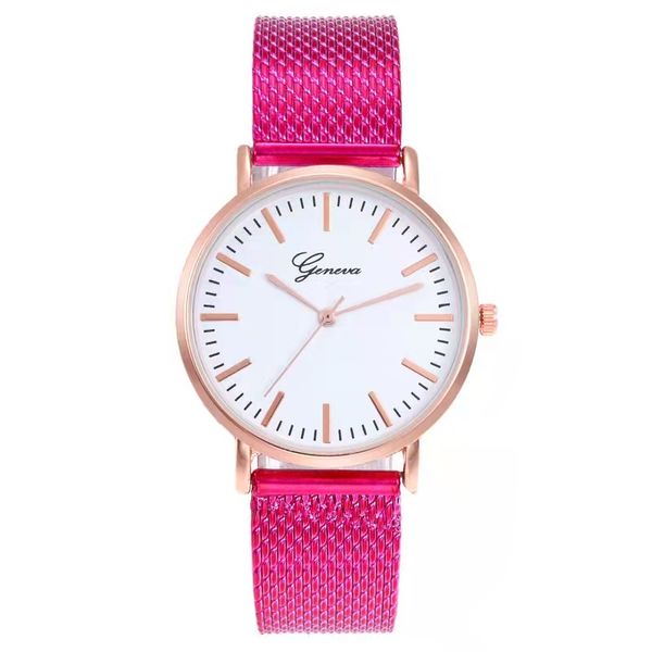 Orologi al quarzo elettronici da donna classici HBP Orologi da donna Orologi da polso da lavoro casual con cinturino color caramella Moda Orologi sportivi