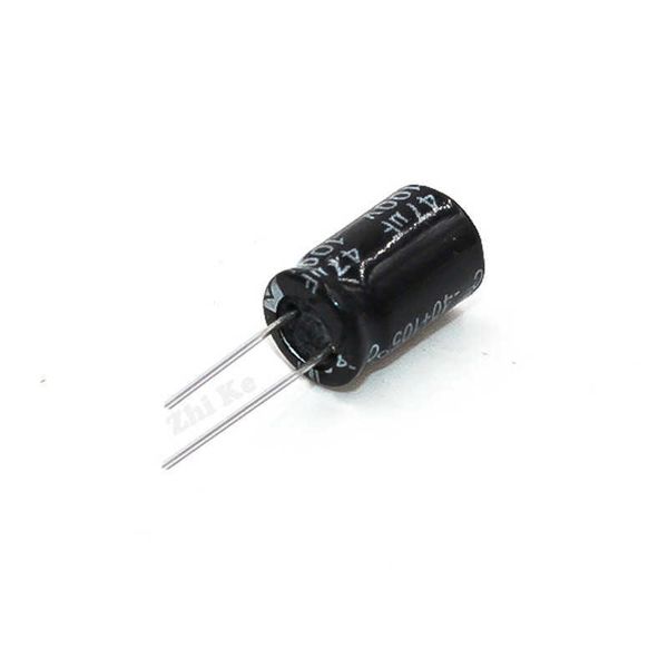 10pcs 100V47UF 8*12 мм 47UF 100 В 8x12 мм алюминиевый электролитический конденсатор