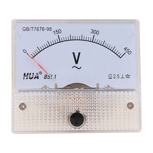 Analoges Voltmeter Messgerät AC Voltmeter Spannung 85L1 Panel 5V10V15V20V30V50V100V250V300V500V Tester