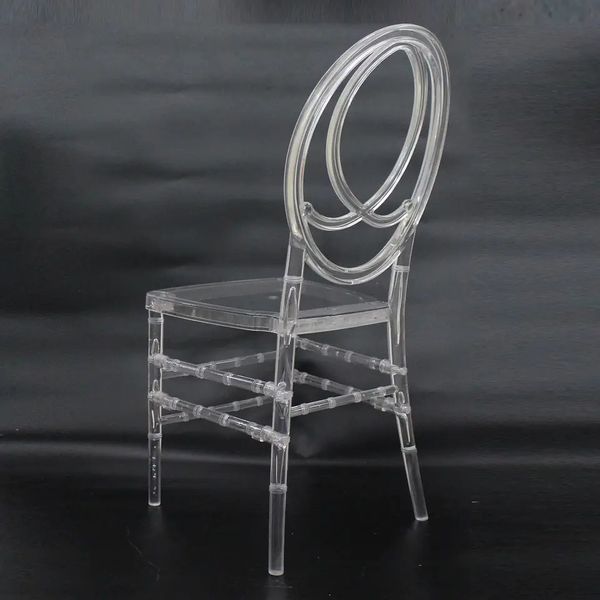 Украшение вечеринки Современное прозрачное кристалл прозрачный Tiffany Акриловые стулья Феникса для свадебной комнаты и мероприятий 842