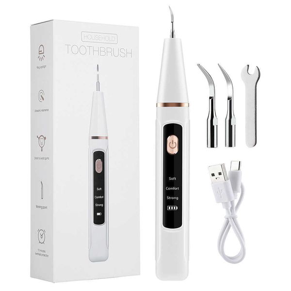 Oral Irrigatörler Dişler İçin Diğer Hijyen Ultrasonik Dental Ölçeklendirici Tartar Leke Diş Hesap Kaldırıcı Elektrikli Sonik Plak Temiz Taş 221215