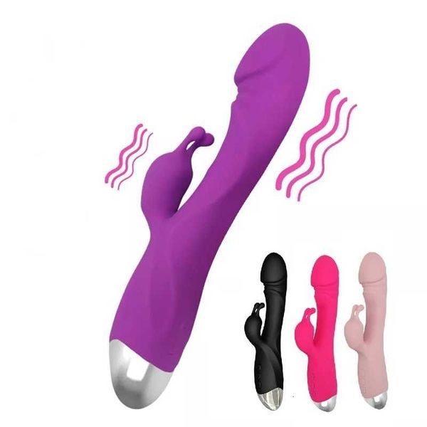 Sexspielzeug, Massagegerät, G-Punkt-Dildo, Kaninchen-Vibrator für Frauen, 10 Geschwindigkeiten, vibrierendes Spielzeug, Klitoris-Massage, Vagina-Stimulation, weiblicher Masturbator