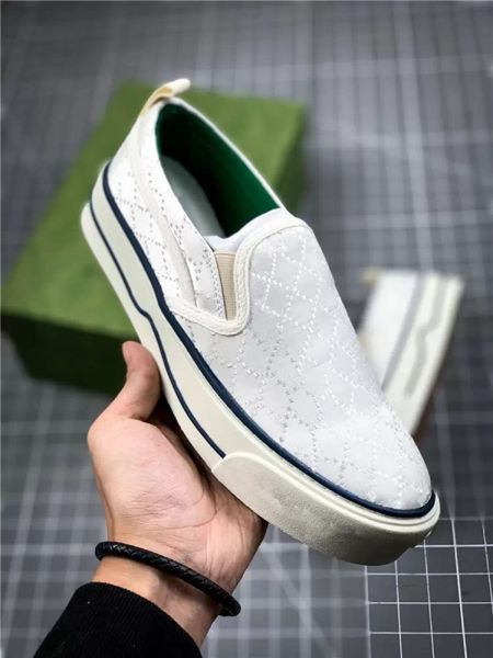2023 Novos Homens Básicos Designers Tênis Sapatos Casuais Sapato de Lona Lavado Jacquard Denim Mulheres Sola de Borracha Bordado Sapatilhas Vintage de Alta Qualidade