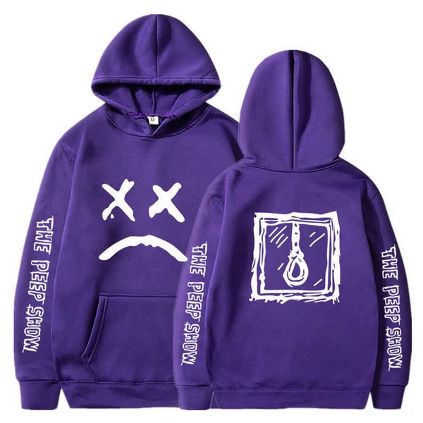 Felpa con cappuccio da uomo Fedeshirt hip hop lil peep inferno ragazzo donna donna con cappuccio pullover maschio femmina sudaderas piangi baby hood hoddie k