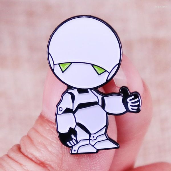 Broschen Galaxy Robot Science Fiction Emaille Pins Revers für Rucksack Kleidung Abzeichen Zubehör Geschenke Kinder