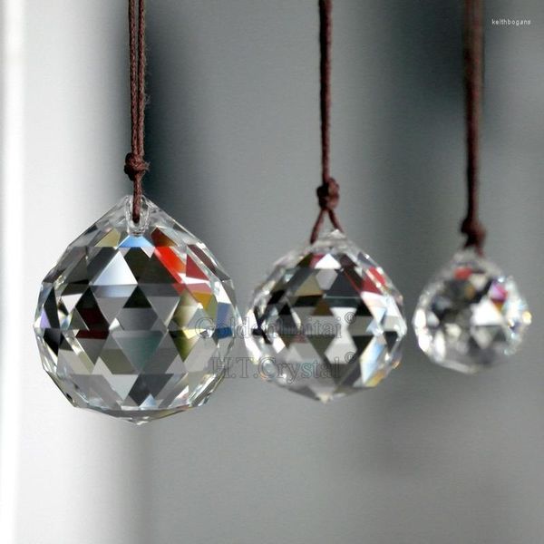 Chandelier Crystal Faceted Ball Glass Balls Pingents for the Parts Prism Sunscatcher pendurado