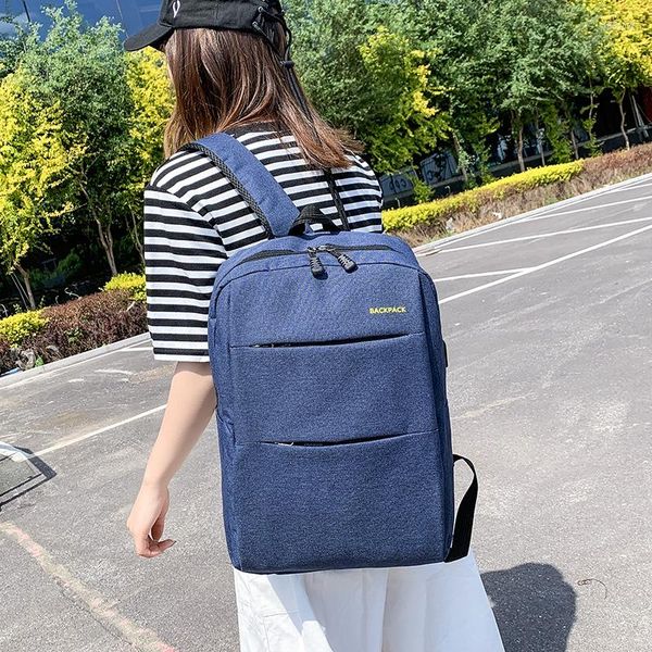 Backpack Laptop Bag Men Women Mulheres 15,6 polegadas de grande capacidade Escola Bolsas de viagem ao ar livre