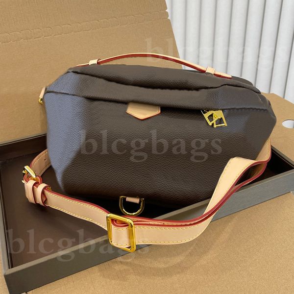 Homens cruzar bolsa de corpo flores de couro e estampar sacos de ombro de peito cl￡ssico bolsa de bolsa casual bolas de luxo carteiras de luxo