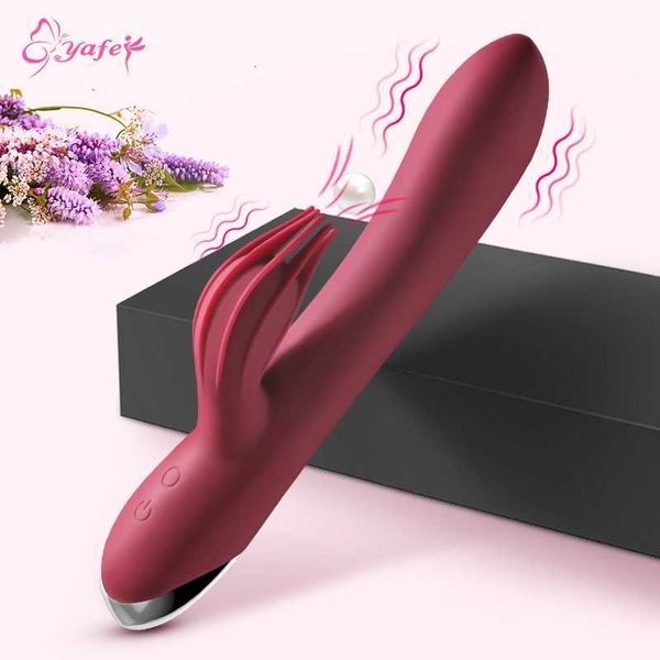 Sexspielzeug Massagegerät 10 Geschwindigkeiten G-Punkt-Vibrator Leistungsstarker Dildo Kaninchen für Frauen Klitoris Stimulation Massage Sexspielzeug USB wiederaufladbar