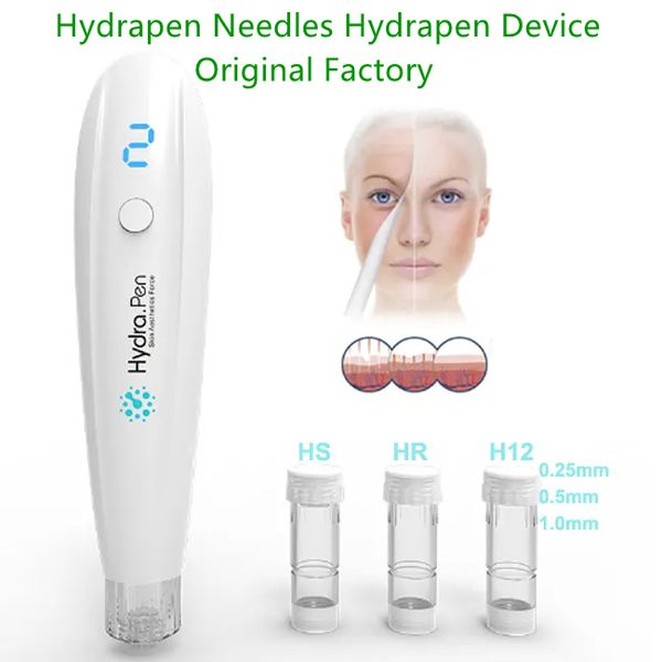 Schönheitsartikel Hydra Pen Original Factory H2 Microneedling Automatisches Serum Hydrapen Hautpflege-Werkzeugkartuschen H12 Std. Hs