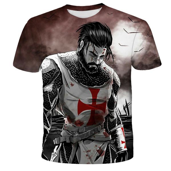 Hip Hop Sportwear Punk Casual Faixa Loose Autumn Men Cool Print River Plate 3D T-shirt 002