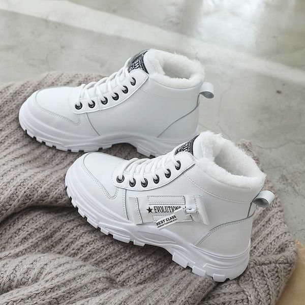 Laarzen Winter Dames Schoenen 2023 Nieuwe Lace Up Vrouwen Sneakers Sneeuw Enkel Waterdicht Warm Platform Botas Vrouw Schoeisel Mujer 221215