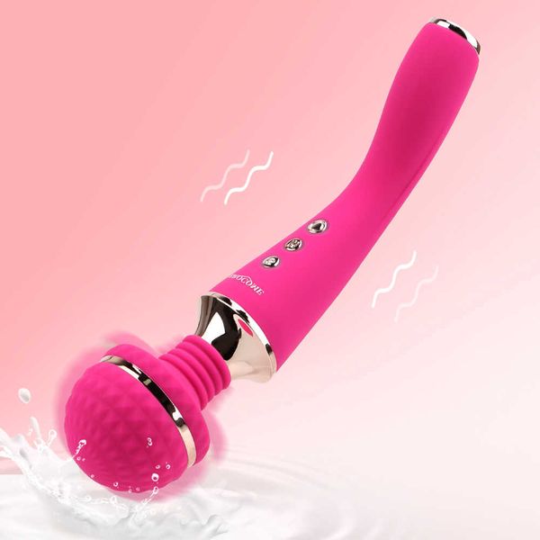 Itens de beleza anual viginal massager sexy av wand vibrador clitador estimulador poderoso