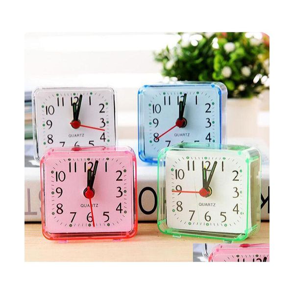 Orologi da tavolo da scrivania Sveglia da tavolo Portatile Cute Mini Cartoon Mtifunction Trip Bed Beep Home Decoration Za5950 Drop Delivery Ga Dhlcw