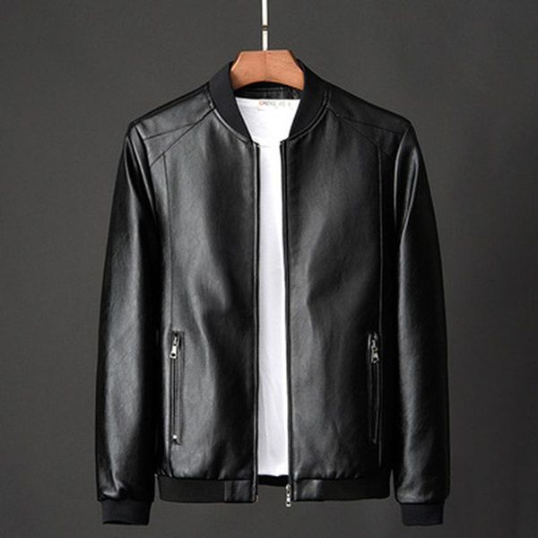 Мужские куртки кожаная куртка бомбардировщик мотоцикл мужской байкер Bu Baseball Plus Size 8xl 2023 Fashion Caseal Jaqueta Masculino