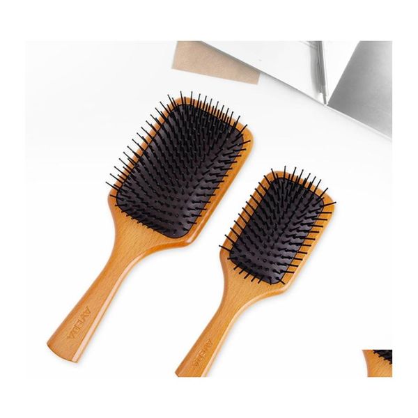 Кистоты для волос бросают высококачественную аведу бродягу Brosse Club MAS Check Check Предотвращение Trichomadesis Sac Masr Products c dhglf