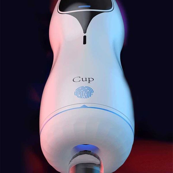 Giocattolo del sesso Massaggiatore Vibrazione automatica Tazza regolabile per aereo Giocattolo per macchina elettrica con vibratore per pompini reali per uomo Mastuburatore