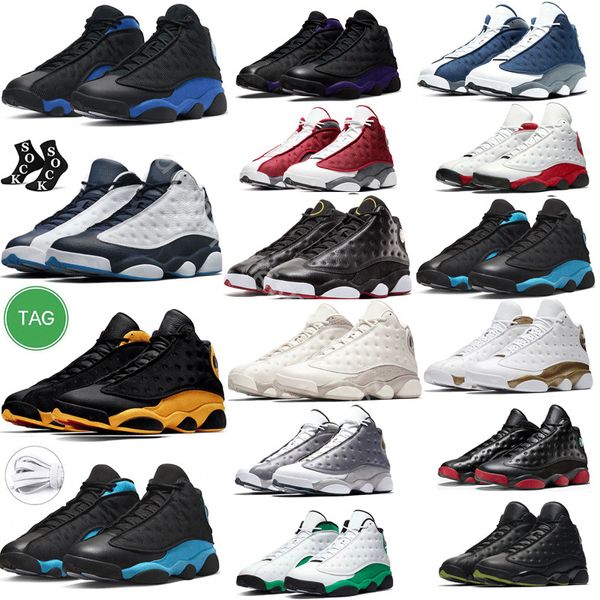 Casual uomo 13s Scarpe da basket Court Purple Atmosphere Grey Starfish Chicago Black Royal Cat Flint University French Blue Bred Navy Playoff Red JordrQn