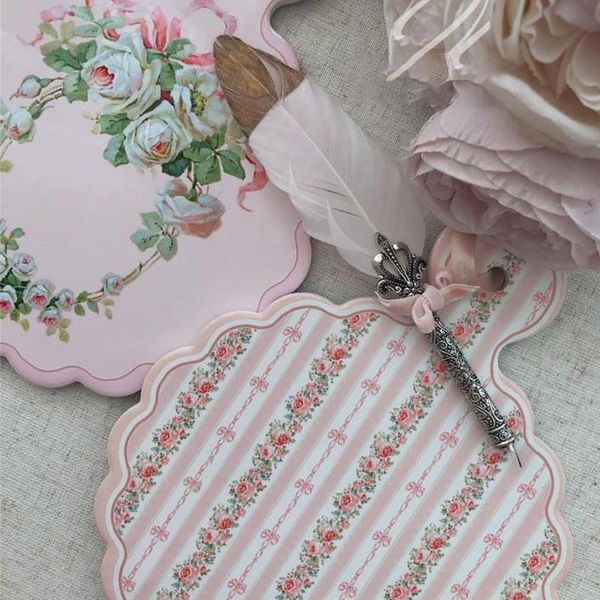 Настольные коврики прокладки французский керамический Placemat Pink Printing Bow