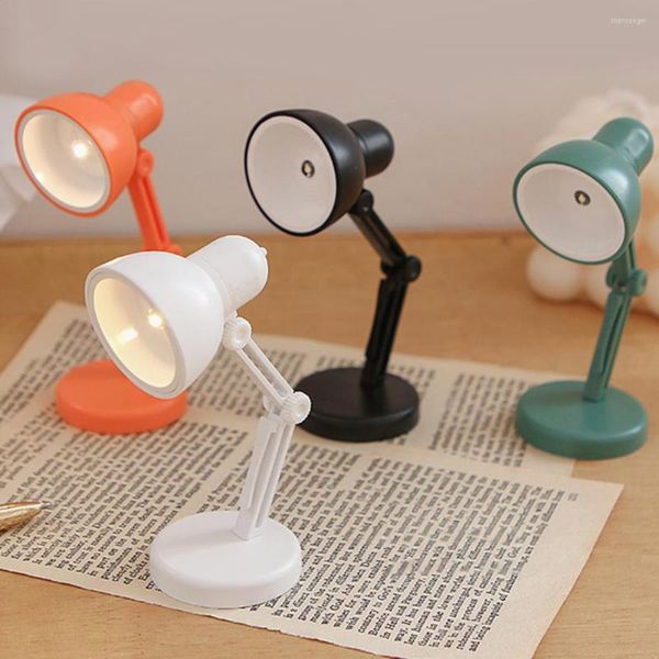 Lampade da tavolo Lampada da scrivania a LED salvaspazio per la protezione degli occhi Mini lettura semplice per i compiti