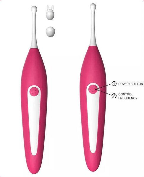 Articoli di bellezza Silicone G Spot Orgasmo Penna Bastone vibrante Masturbatore Clitoride Figa femminile Vibratore sexy Stimolatore del clitoride Donne sexy Giocattoli per adulti