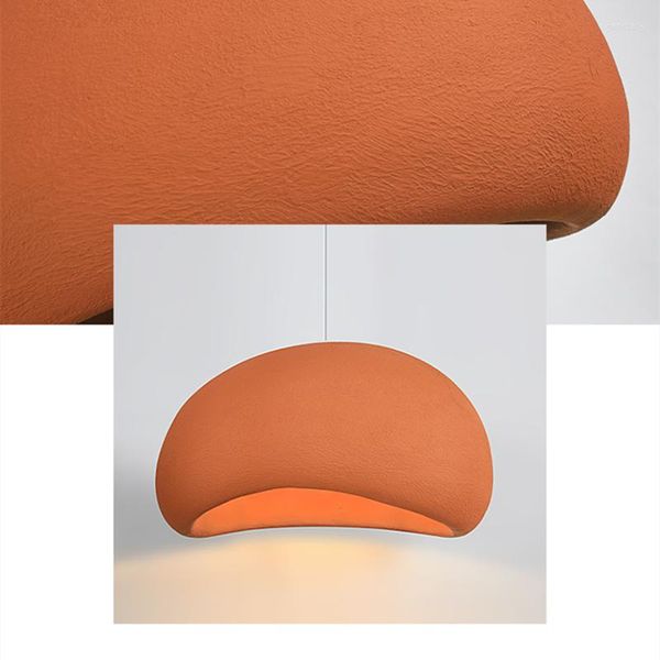 Pendelleuchten Wabi-Sabi Kronleuchter Kreative Restaurantlampe Bar Mikrozement Design Sense Homestay Wohnzimmer Schlafzimmer Handgemacht