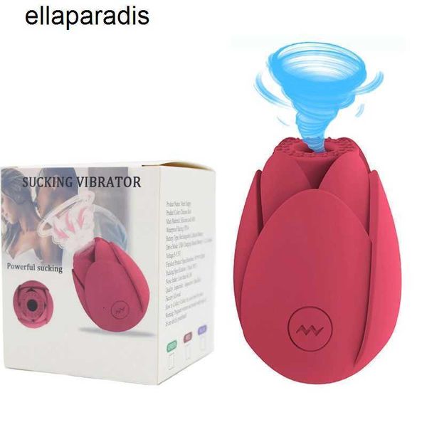 Sexspielzeug Massagegerät Rose Zunge Lecken Saugen Vibrator für Frauen Intimwaren Nippelsauger Oral Lecken G-Punkt Klitoris Stimulation