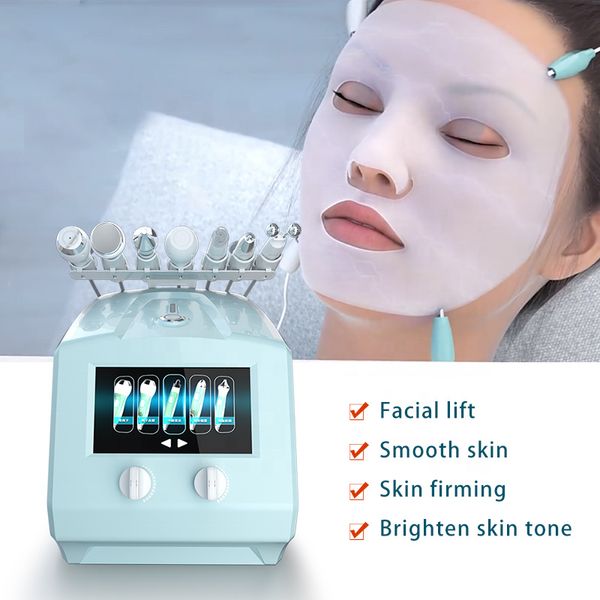 Multifuncional 8 em 1 Diamante Microdermoabrasão Vacuum Ultrassom Máquina de Máquina de Plasma Plasma Oxigênio Spray Pequeno Bolha para Spa Rejuvenescimento de Skin Dermoabrasão Hydra