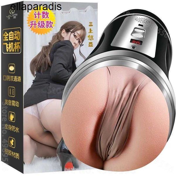 Erwachsene massager Für Männer 18 Spielzeug Männlicher Masturbator Tasse Echte Vagina Blowjob Saugen Elektrische Pussy Waren Sex Maschine Roboter