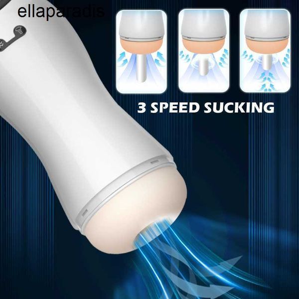 Massageador adulto chupar vibratório automático homem masturbador silicone buceta vaginas para homens real boquete brinquedos sexuais máquina