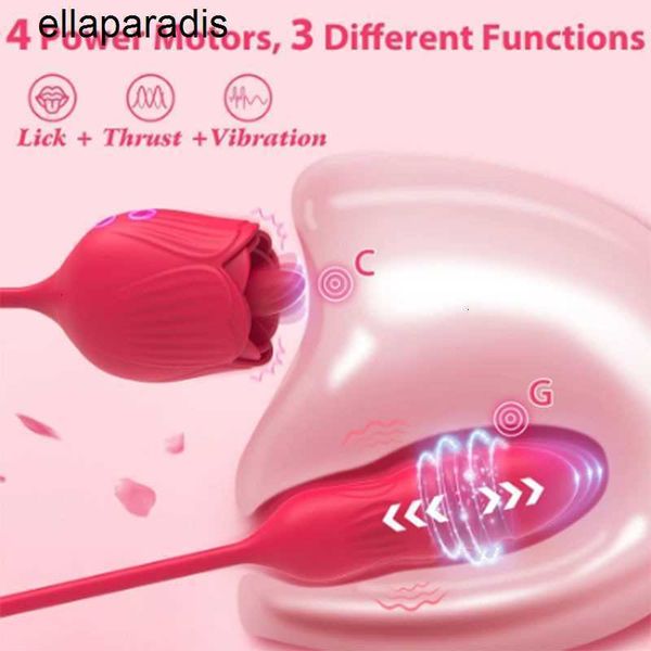 Brinquedos sexuais massageador multifuncional rosa vibrador clitóris língua lambendo vibradores masturbação feminina e estimulação oral