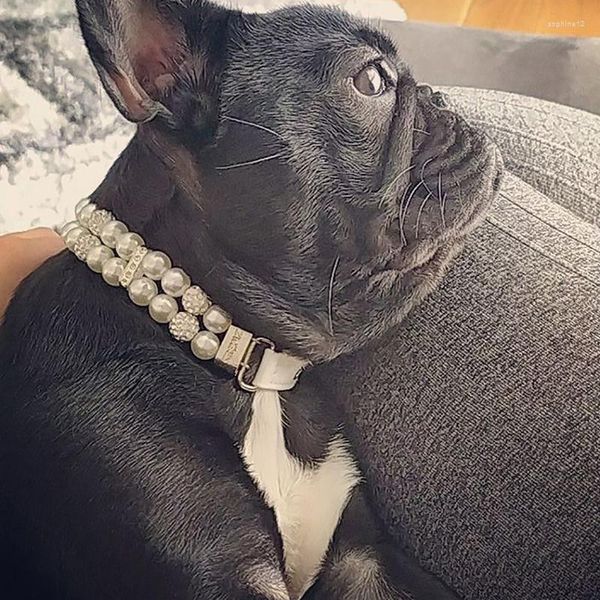 Собаки -воротники принцесса Жемчужное ожерелье для домашних животных