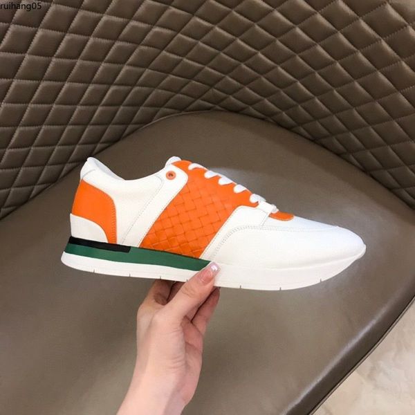 Плетеные коровьи ботинки мужская обувь Flat Fashion Business Casual Shoes Mens Lace-Up 2023 Весенняя и осенняя корейская версия Европейская станция B Подличная кожа MKJ02152456