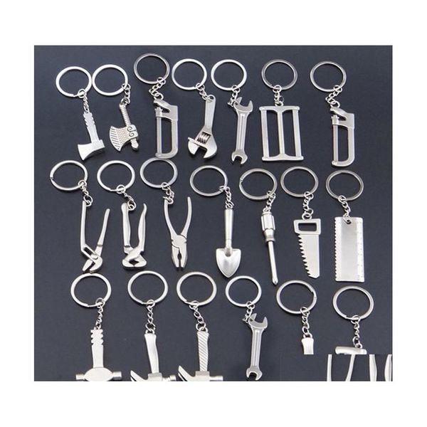 Kunst und Handwerk Kreative Mti Tools Schlüsselanhänger Inbusschlüssel Schraubstock Hammer Schaufel Anhänger Mann Freund Vater Geschenk Party Geschenke Souvenir Dhhpz