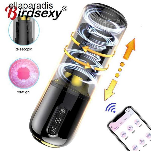 Adulto massageador app remoto masturbador copo vibrador brinquedos sexuais para homens pau sucção automática vagina real bichano brinquedo para o sexo masculino