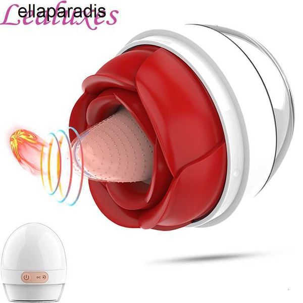 Sexspielzeug Massagegerät Swing Tongue Licking Rose Vibrator für Frauen Stimulation der Klitoris Vagina Nippel Produkt
