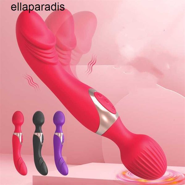 Brinquedos sexuais massageador poderoso vibrador av vibrador varinha mágica para mulheres 10 modos estimulador de clitóris ponto g vagina