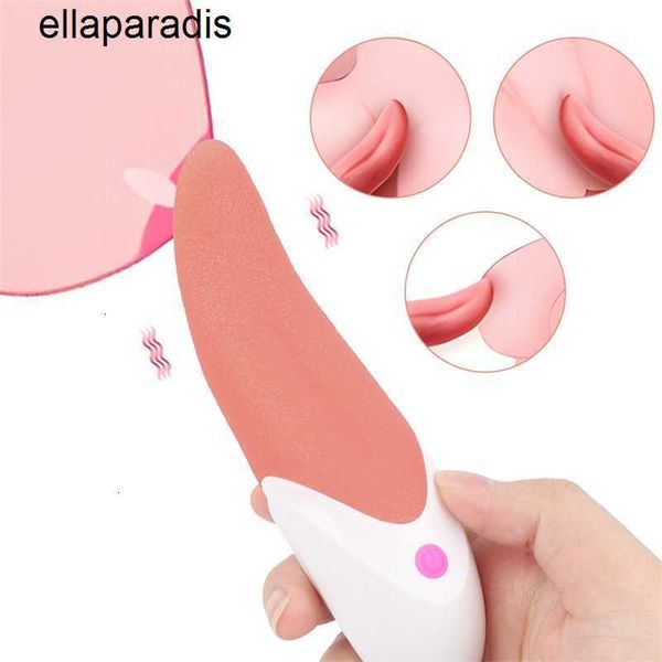 Massaggiatore per adulti Realistico per le donne Masturbatore Figa Pompino Seno Clitoride Leccata Giocattoli del sesso in silicone Vibratore della lingua vaginale